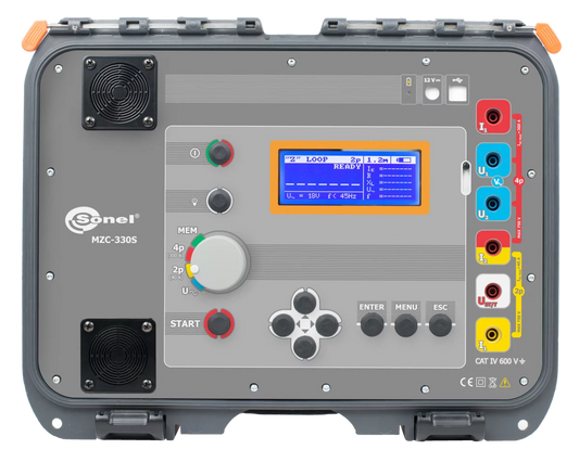 Sonel MZC-330S (Kortslutningstester, ≈95.8kA, ≤ 750V)